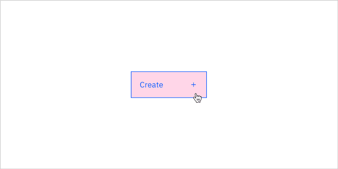 Mouse interaction for button.